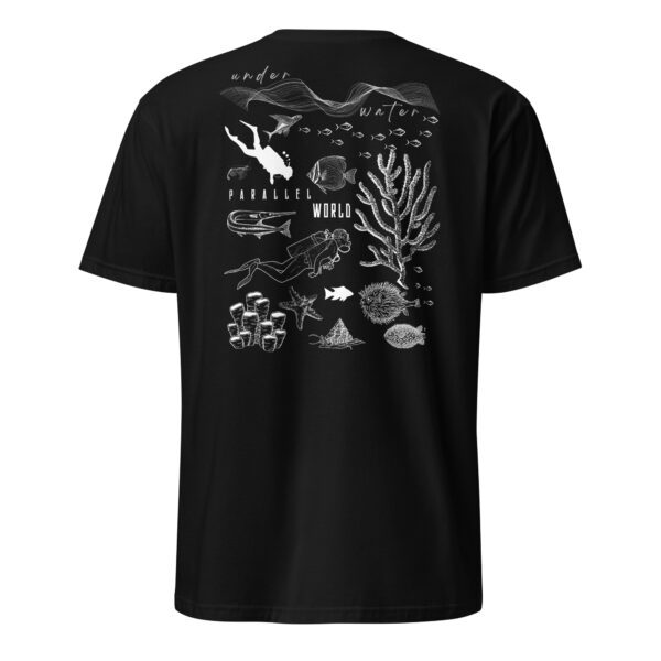 unisex-basic-softstyle-t-shirt-black-back-685aaf23594d2.jpg Snorkeling Man Unisex T-Shirt