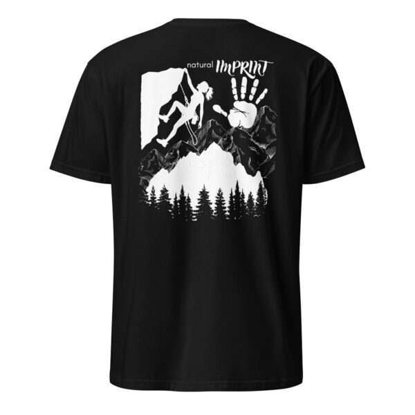 unisex-basic-softstyle-t-shirt-black-back-685ee1993e6c4.jpg Climbing Woman Unisex T-Shirt