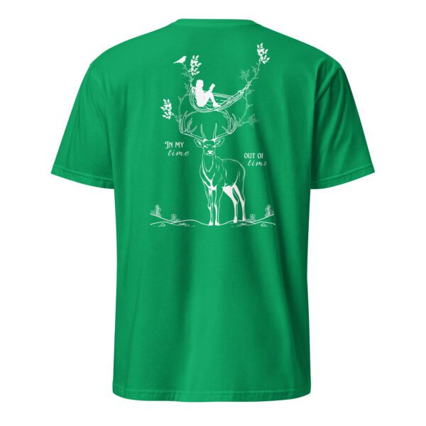 unisex-basic-softstyle-t-shirt-irish-green-back-685a5c16bedbd.jpg Out Of Time Unisex T-Shirt