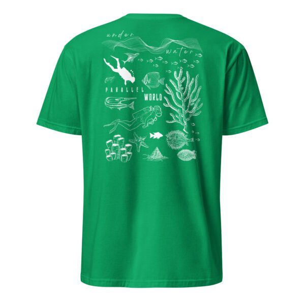 unisex-basic-softstyle-t-shirt-irish-green-back-685aaf2365779.jpg Snorkeling Man Unisex T-Shirt