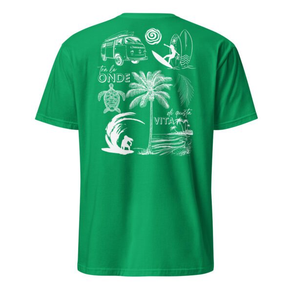 unisex-basic-softstyle-t-shirt-irish-green-back-685e9fe69199d.jpg Surf Woman Unisex T-Shirt