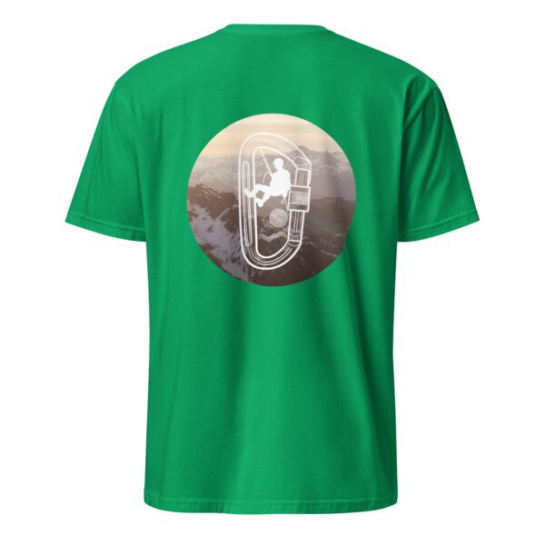 unisex-basic-softstyle-t-shirt-irish-green-back-685edff74696b.jpg Climbing Carabiner Unisex T-Shirt