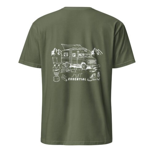 unisex-basic-softstyle-t-shirt-military-green-back-684e97e265534.jpg Camper Unisex T-Shirt