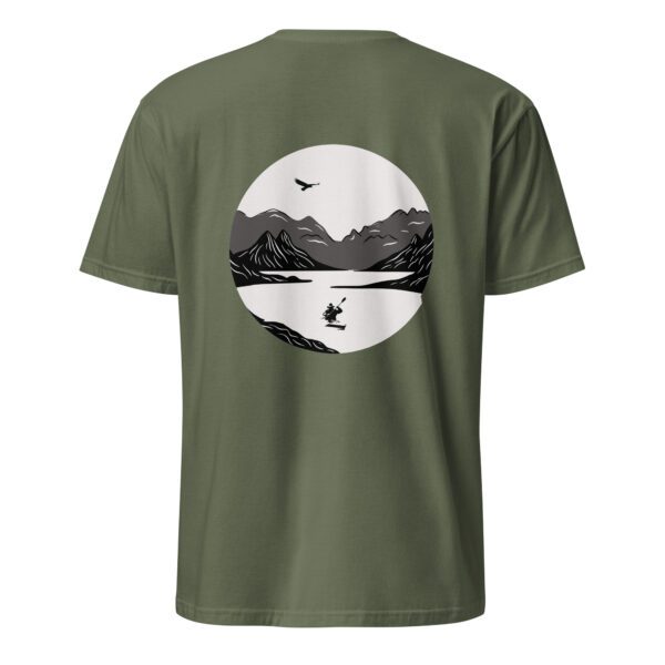 unisex-basic-softstyle-t-shirt-military-green-back-685479bac002b.jpg On The River Unisex T-Shirt
