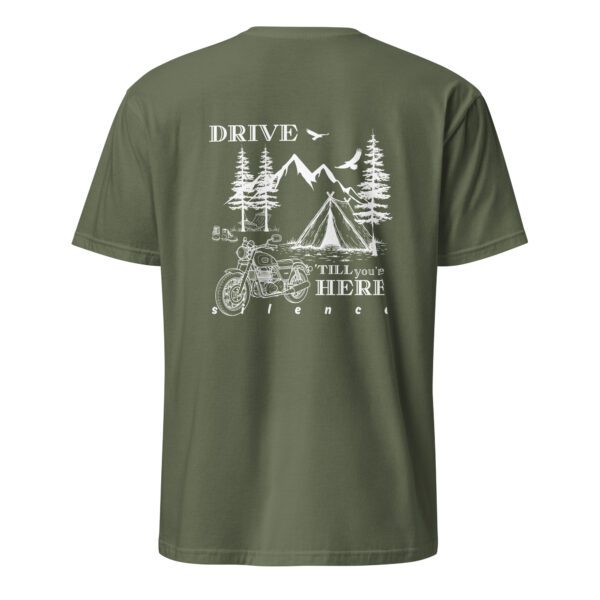 unisex-basic-softstyle-t-shirt-military-green-back-685a9fca8a699.jpg Moto Camping Unisex T-Shirt
