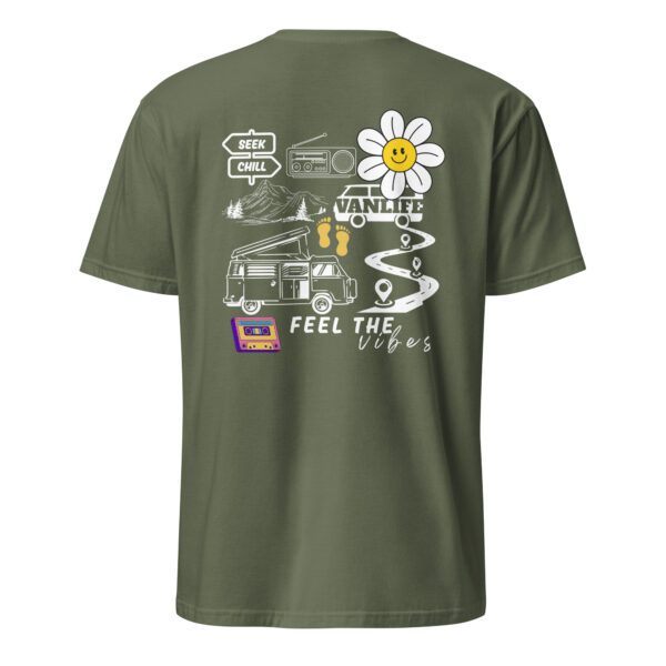 unisex-basic-softstyle-t-shirt-military-green-back-685ab5e2464be.jpg Vanlife Hippie Unisex T-Shirt