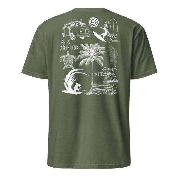 unisex-basic-softstyle-t-shirt-military-green-back-685e9fe68855a.jpg Surf Woman Unisex T-Shirt