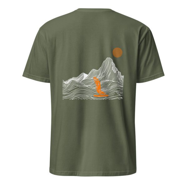 unisex-basic-softstyle-t-shirt-military-green-back-685ede951e98a.jpg Solo Snowboarding Unisex T-Shirt