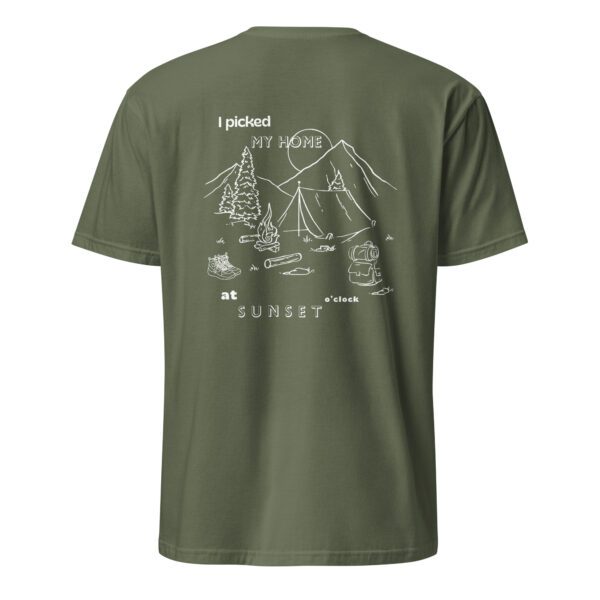 Camping Sunset Unisex T-Shirt