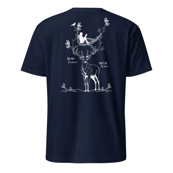 unisex-basic-softstyle-t-shirt-navy-back-685a5c16c56b1.jpg Out Of Time Unisex T-Shirt