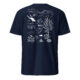 unisex-basic-softstyle-t-shirt-navy-back-685aaf235a40b.jpg Snorkeling Man Unisex T-Shirt