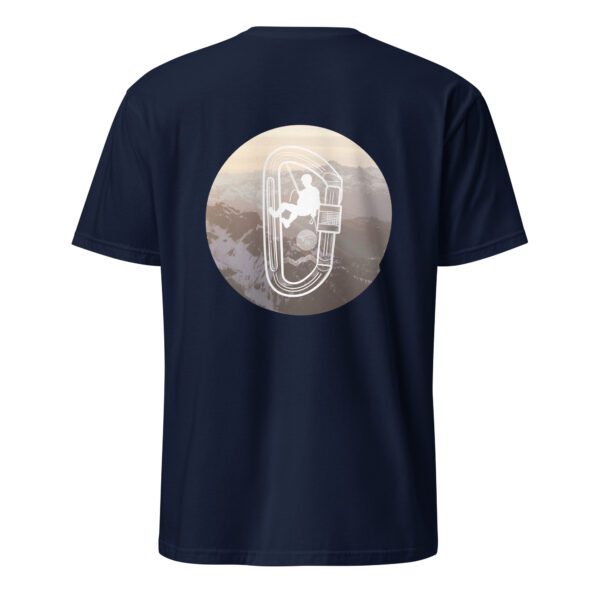 unisex-basic-softstyle-t-shirt-navy-back-685edff7376c1.jpg Climbing Carabiner Unisex T-Shirt