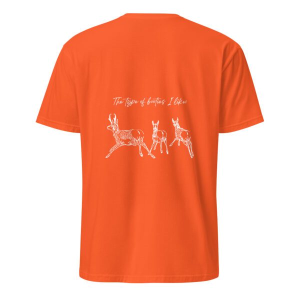 unisex-basic-softstyle-t-shirt-orange-back-684ea30d1c3f2.jpg Deer Butts Unisex T-Shirt