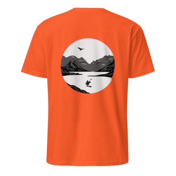 unisex-basic-softstyle-t-shirt-orange-back-685479bac2fdb.jpg On The River Unisex T-Shirt