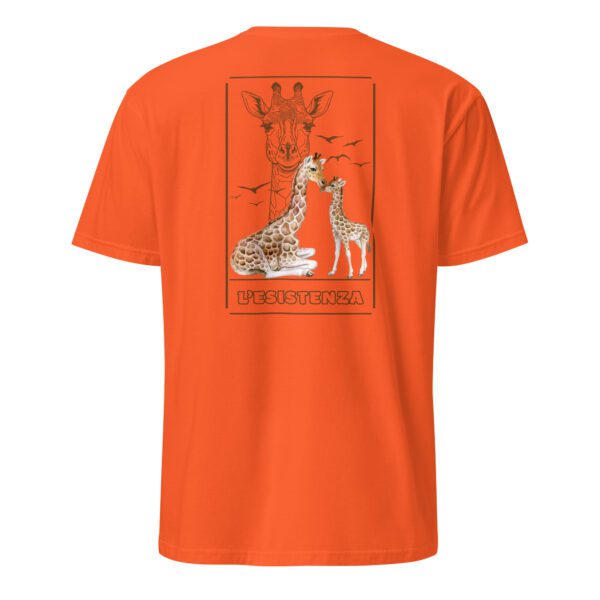 unisex-basic-softstyle-t-shirt-orange-back-685a5e2a46644.jpg Existence Unisex T-Shirt