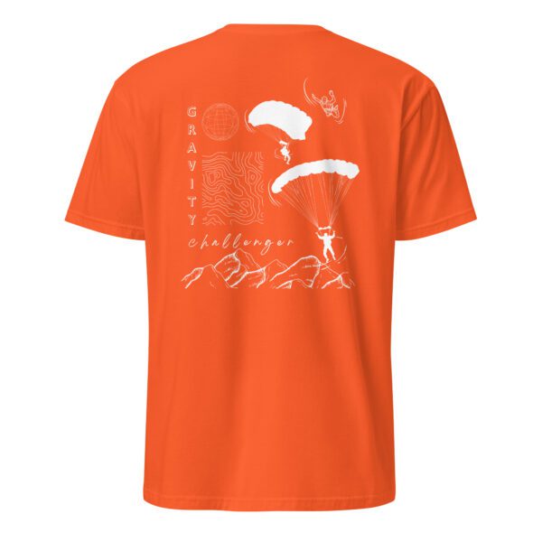 unisex-basic-softstyle-t-shirt-orange-back-685aa5d343462.jpg Parachuting Unisex T-Shirt