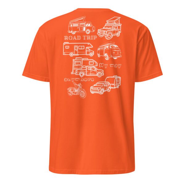 unisex-basic-softstyle-t-shirt-orange-back-685aa6f2d02ce.jpg Road Vehicles Unisex T-Shirt