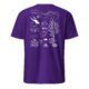 unisex-basic-softstyle-t-shirt-purple-back-685aaf235bc4e.jpg Snorkeling Man Unisex T-Shirt