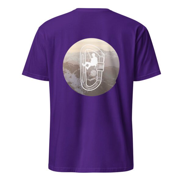 unisex-basic-softstyle-t-shirt-purple-back-685edff739426.jpg Climbing Carabiner Unisex T-Shirt