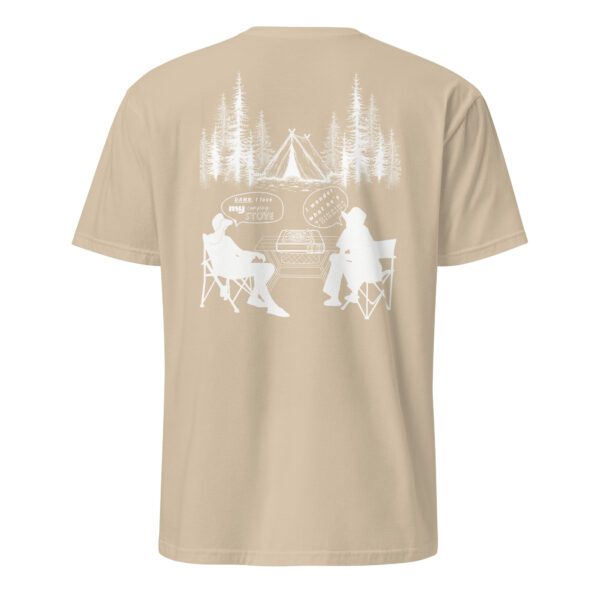 unisex-basic-softstyle-t-shirt-sand-back-68604c25aa169.jpg Camping Stove Unisex T-Shirt