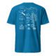 unisex-basic-softstyle-t-shirt-sapphire-back-685aafc638b7c.jpg Snorkeling Woman Unisex T-Shirt